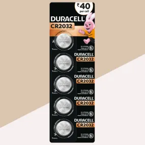 Duracell CR2032 3V Lithium Coin Batteries: Dependable Power for Electronics ( Pack of 1 )
