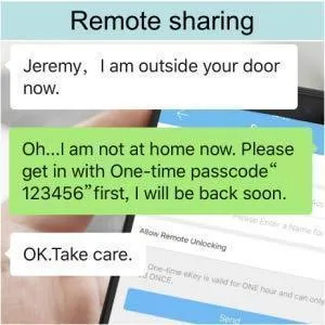 Electronic Keyless Deadbolt Smart Door Lock