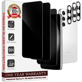 Entronix Case Privacy Screen Protector for Samsung Galaxy S21 Plus with Camera Lens [3 3], Anti-Spy Tempered Film