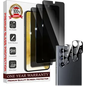 Entronix Case Privacy Screen Protector for Samsung Galaxy S21 Ultra with Camera Lens [3 2], Anti-Spy Tempered Film