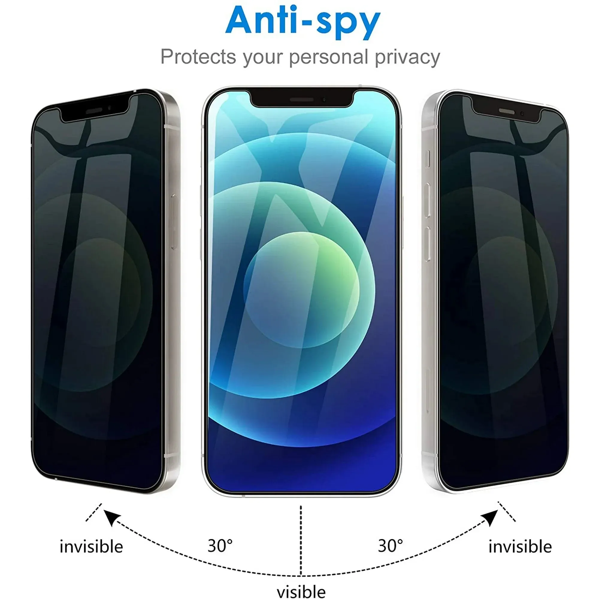 Entronix Case Screen Protector Bundle with Camera Cover Designed for Apple iPhone 14 Pro Max Privacy 9H Hardness,Bubble Free Easy Install, 3 PACK