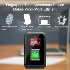 Eseye Biometric Time Attendance USB Fingerprint Attendance System Fingerprint Sensor Recorder Employee Machine For Office (English)