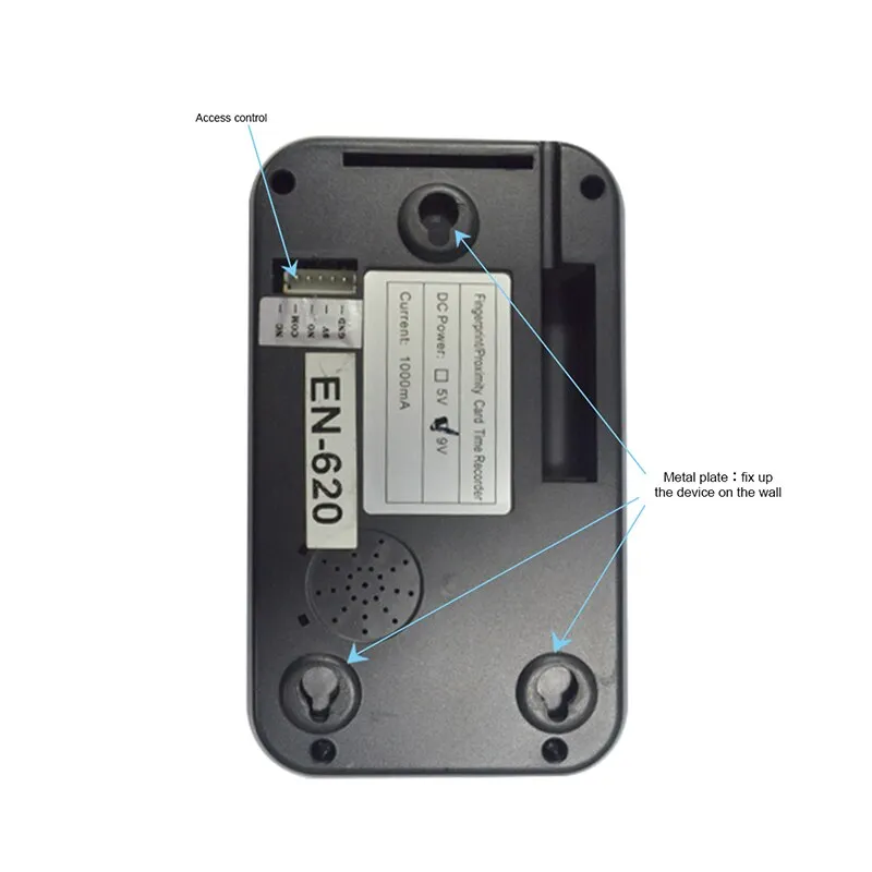 Eseye Biometric Time Attendance USB Fingerprint Attendance System Fingerprint Sensor Recorder Employee Machine For Office (English)