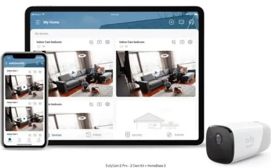 EufyCam 2 - 3 Cam Kit   HomeBase 2