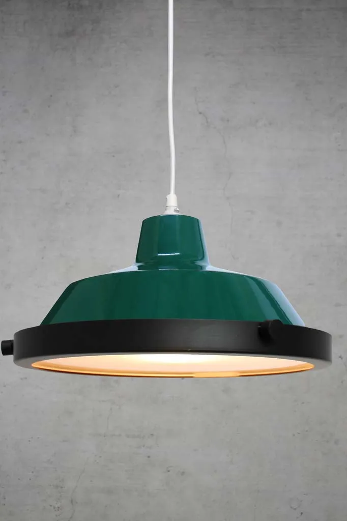 Federation Green Factory Pendant Light