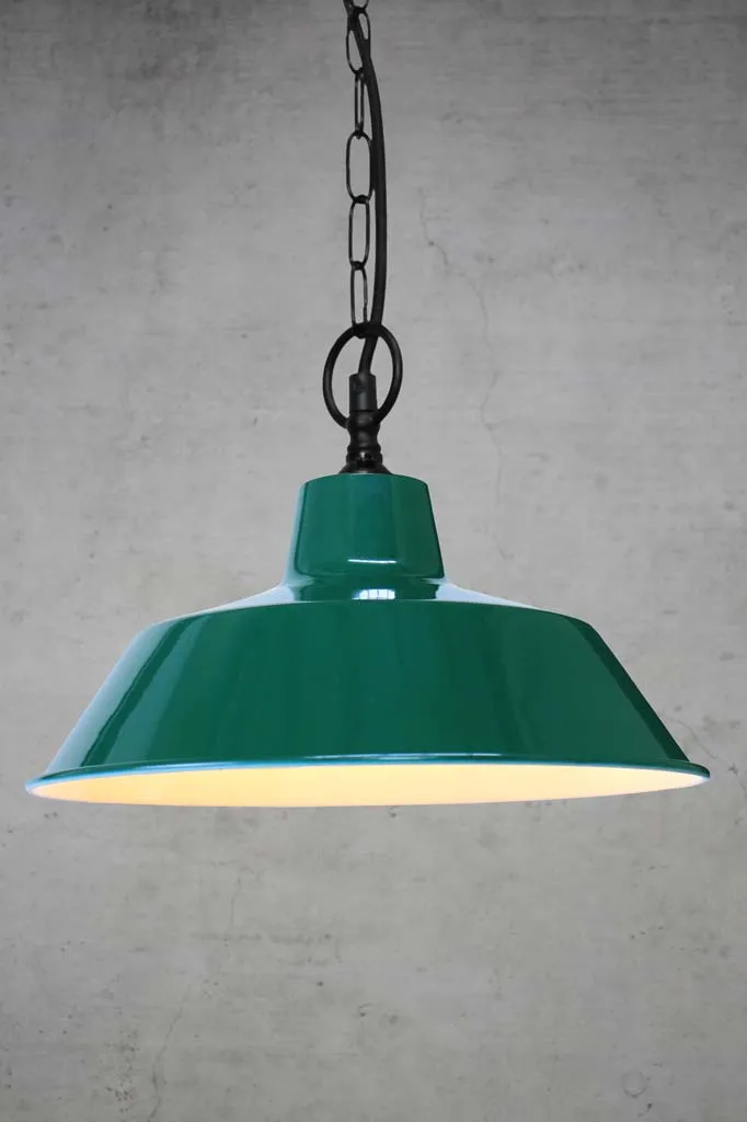 Federation Green Factory Pendant Light