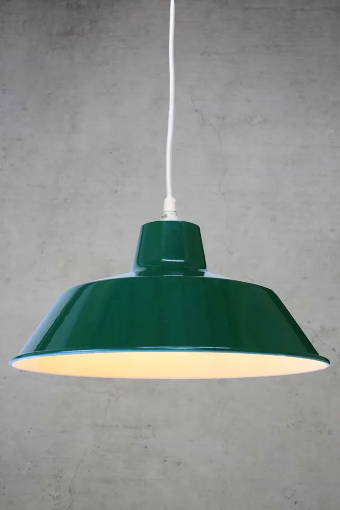 Federation Green Factory Pendant Light