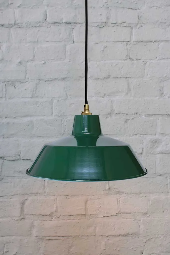 Federation Green Factory Pendant Light