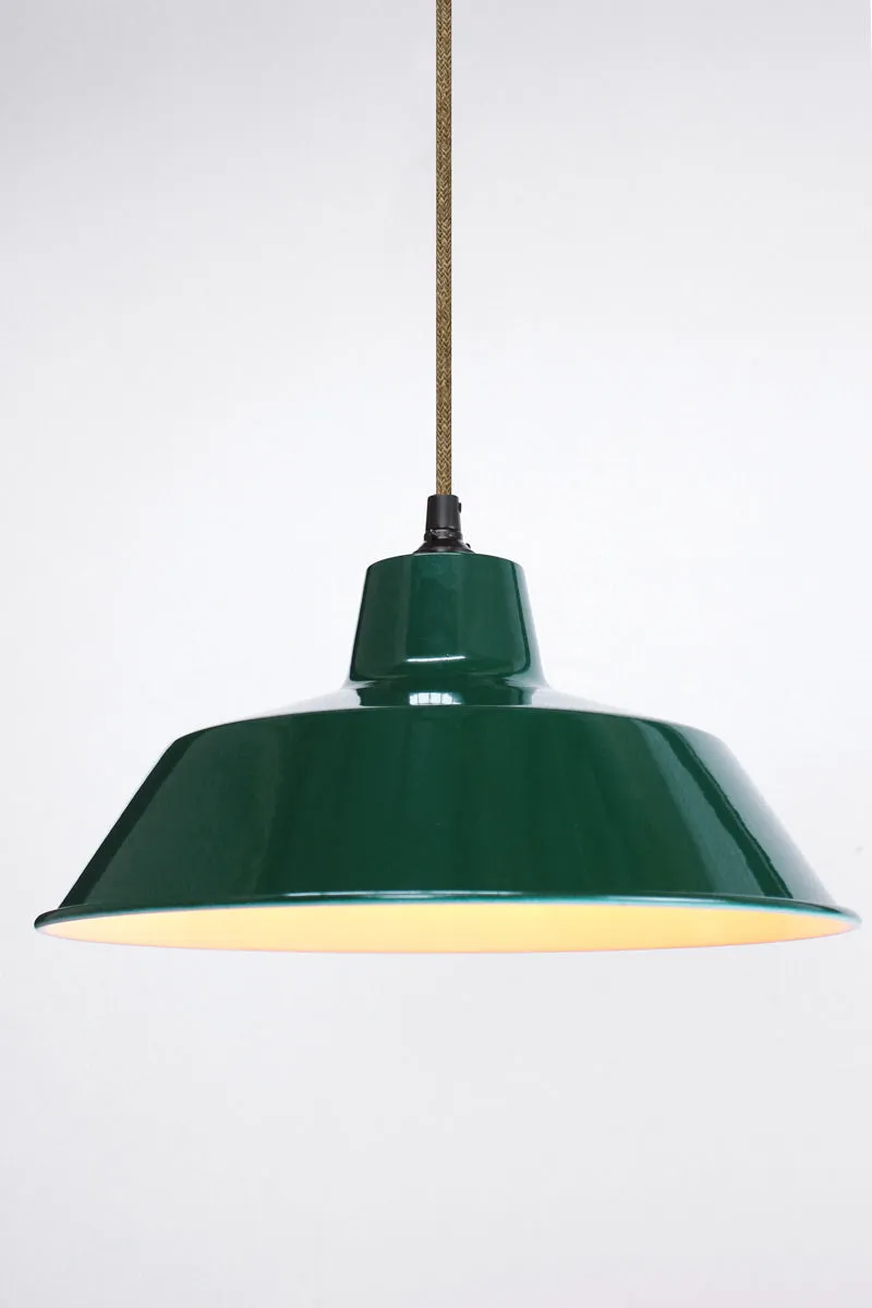 Federation Green Factory Pendant Light