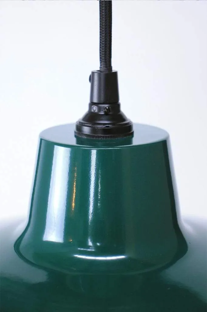 Federation Green Factory Pendant Light