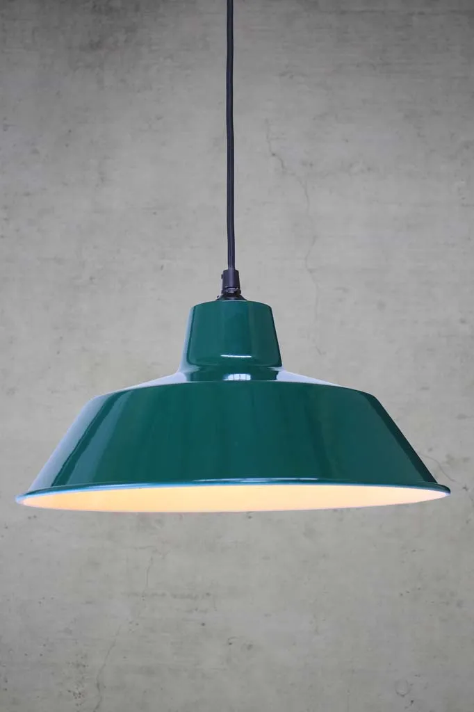Federation Green Factory Pendant Light