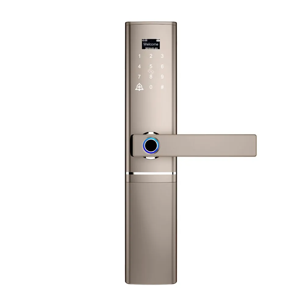 Fingerprint Door lock, Waterproof Electronic Door Lock Intelligent Biometric Door Lock Smart Fingerprint Lock