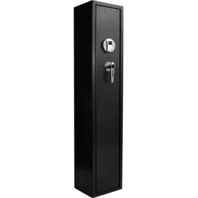 Fingerprint Recognition Rifle Gun Safe with 2 Back up Keys and Floor Anchors Points