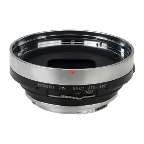 Fotodiox Pro Lens Mount Shift Adapter - Bronica ETR Mount Lens to Canon EOS (EF, EF-S) Mount SLR Camera Body