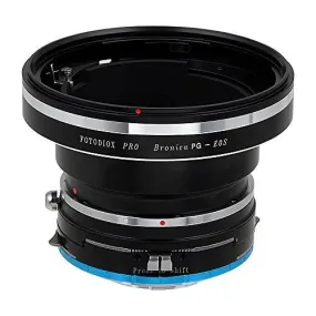 Fotodiox Pro Lens Mount Shift Adapter - Bronica GS-1 (PG) Mount SLR Lenses to Fujifilm Fuji X-Series Mirrorless Camera Body