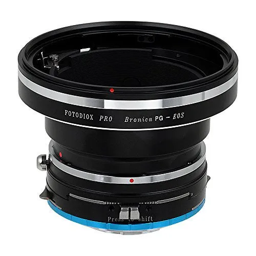 Fotodiox Pro Lens Mount Shift Adapter - Bronica GS-1 (PG) Mount SLR Lenses to Fujifilm Fuji X-Series Mirrorless Camera Body