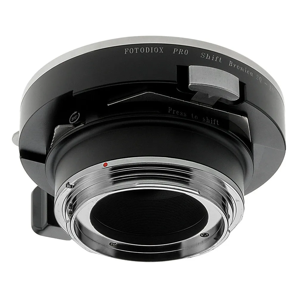 Fotodiox Pro Lens Mount Shift Adapter - Bronica SQ Mount Lens to Canon EOS (EF, EF-S) Mount SLR Camera Body