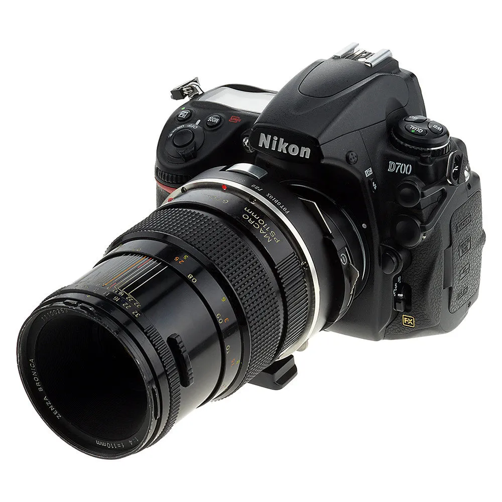 Fotodiox Pro Lens Mount Shift Adapter - Bronica SQ Mount Lens to Nikon F Mount SLR Camera Body