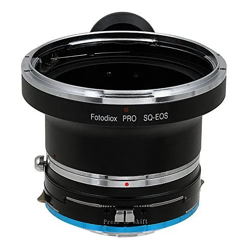 Fotodiox Pro Lens Mount Shift Adapter - Bronica SQ Mount SLR Lens to Fujifilm Fuji X-Series Mirrorless Camera Body