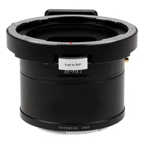 Fotodiox Pro Lens Mount Shift Adapter - Compatible With Hasselblad V-Mount SLR Lens to Nikon Z-Mount Mirrorless Cameras