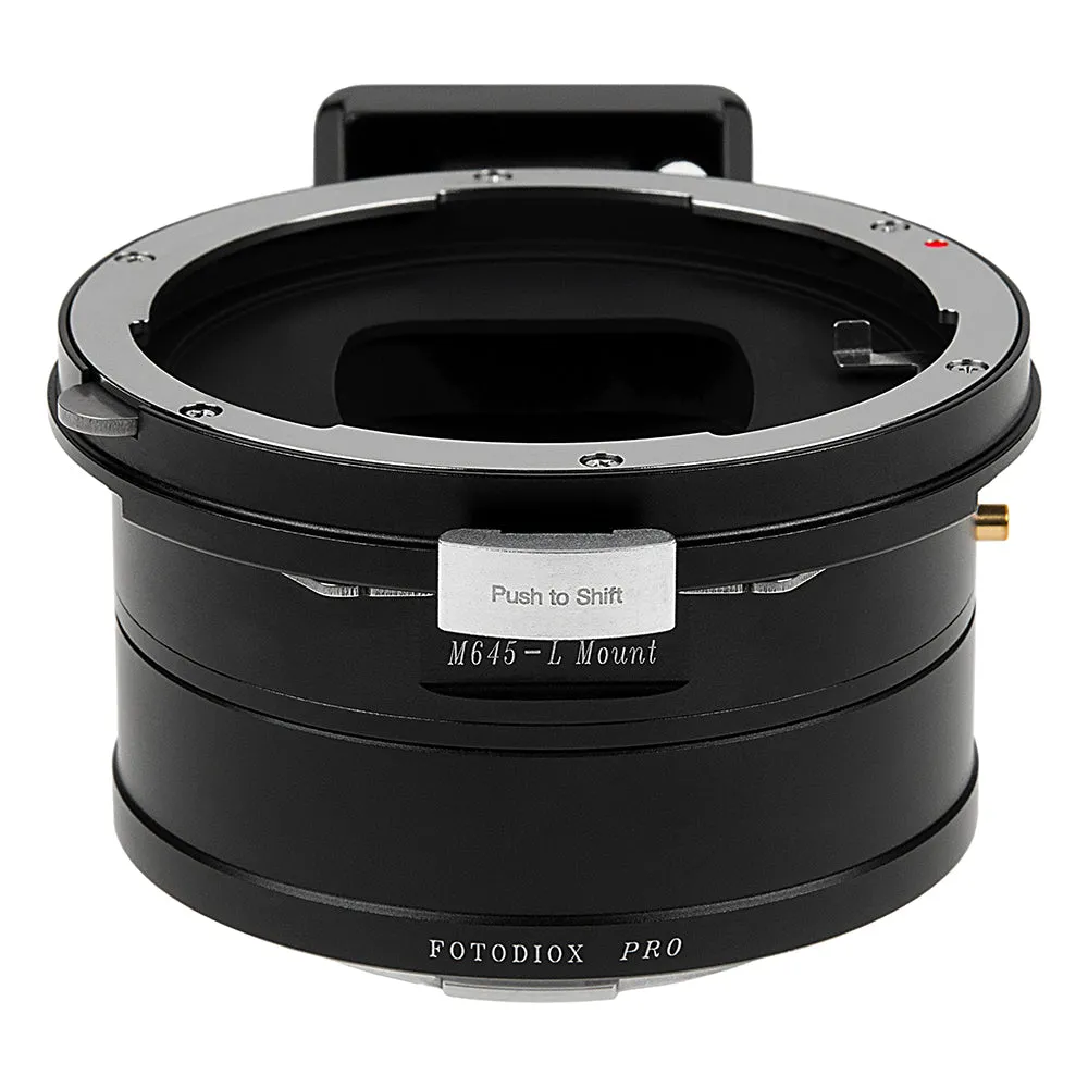 Fotodiox Pro Lens Mount Shift Adapter - Compatible With Mamiya 645 (M645) Mount Lens to L-Mount Alliance Mirrorless Camera Body