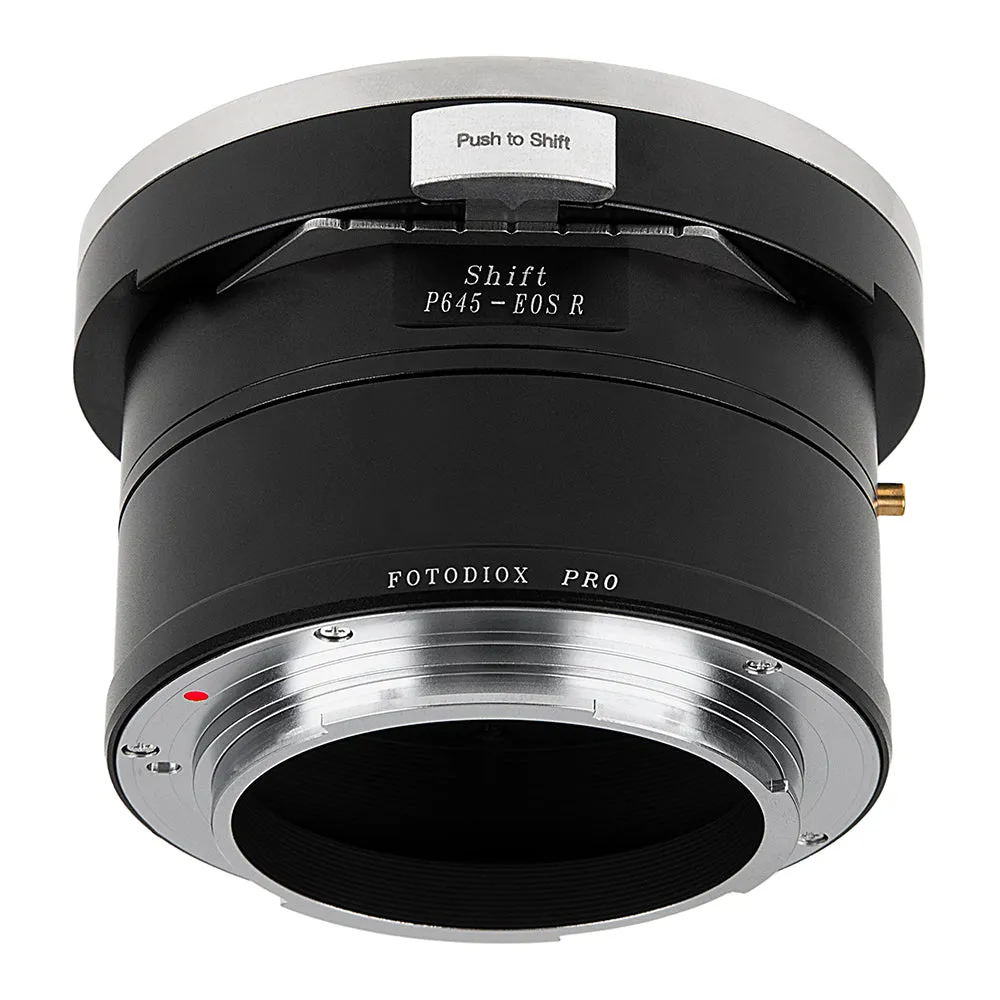 Fotodiox Pro Lens Mount Shift Adapter - Compatible With Pentax 645 (P645) Mount Lens to Canon RF Mount Mirrorless Camera Body