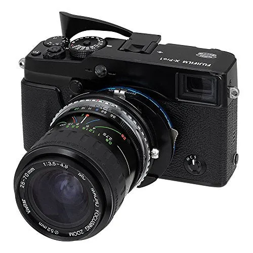 Fotodiox Pro Lens Mount Shift Adapter - Contax/Yashica (CY) SLR Lens to Fujifilm Fuji X-Series Mirrorless Camera Body