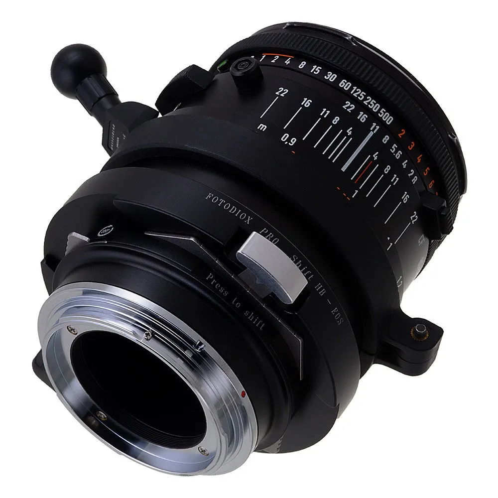 Fotodiox Pro Lens Mount Shift Adapter - Hasselblad V-Mount SLR Lenses to Canon EOS (EF, EF-S) Mount SLR Camera Body