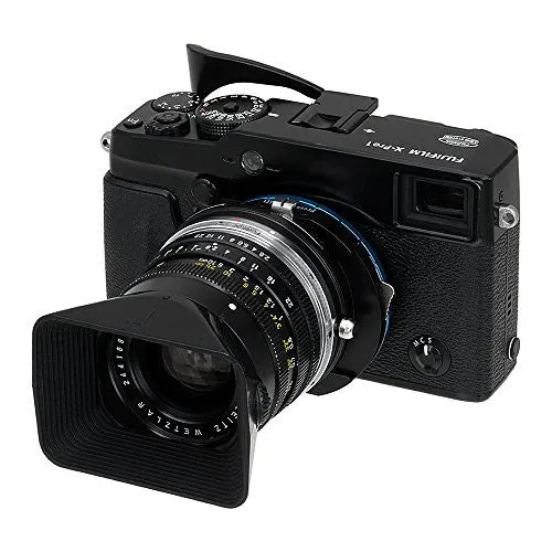Fotodiox Pro Lens Mount Shift Adapter - Leica R SLR Lens to Fujifilm Fuji X-Series Mirrorless Camera Body