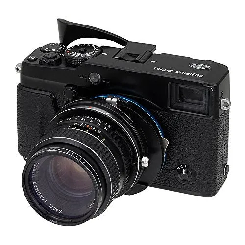 Fotodiox Pro Lens Mount Shift Adapter - M42 Type 1 & 2 Screw Mount SLR Lens to Fujifilm Fuji X-Series Mirrorless Camera Body