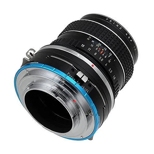 Fotodiox Pro Lens Mount Shift Adapter - M42 Type 1 & 2 Screw Mount SLR Lens to Fujifilm Fuji X-Series Mirrorless Camera Body