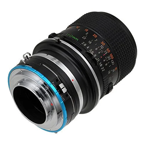 Fotodiox Pro Lens Mount Shift Adapter - Mamiya 645 (M645) Mount Lenses to Fujifilm Fuji X-Series Mirrorless Camera Body