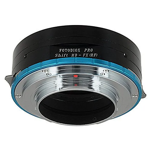 Fotodiox Pro Lens Mount Shift Adapter - Minolta Rokkor (SR / MD / MC) SLR Lens to Fujifilm Fuji X-Series Mirrorless Camera Body