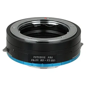 Fotodiox Pro Lens Mount Shift Adapter - Minolta Rokkor (SR / MD / MC) SLR Lens to Fujifilm Fuji X-Series Mirrorless Camera Body