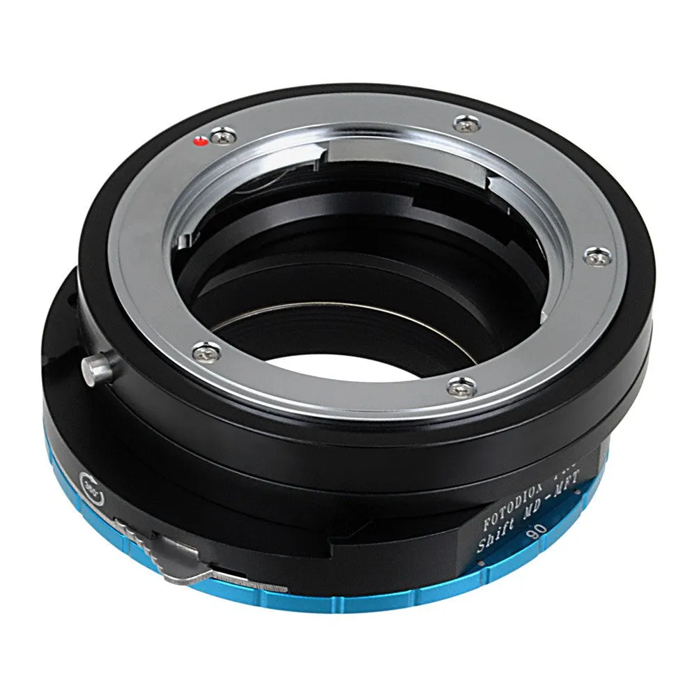 Fotodiox Pro Lens Mount Shift Adapter - Minolta Rokkor (SR / MD / MC) SLR Lens to Micro Four Thirds (MFT, M4/3) Mount Mirrorless Camera Body