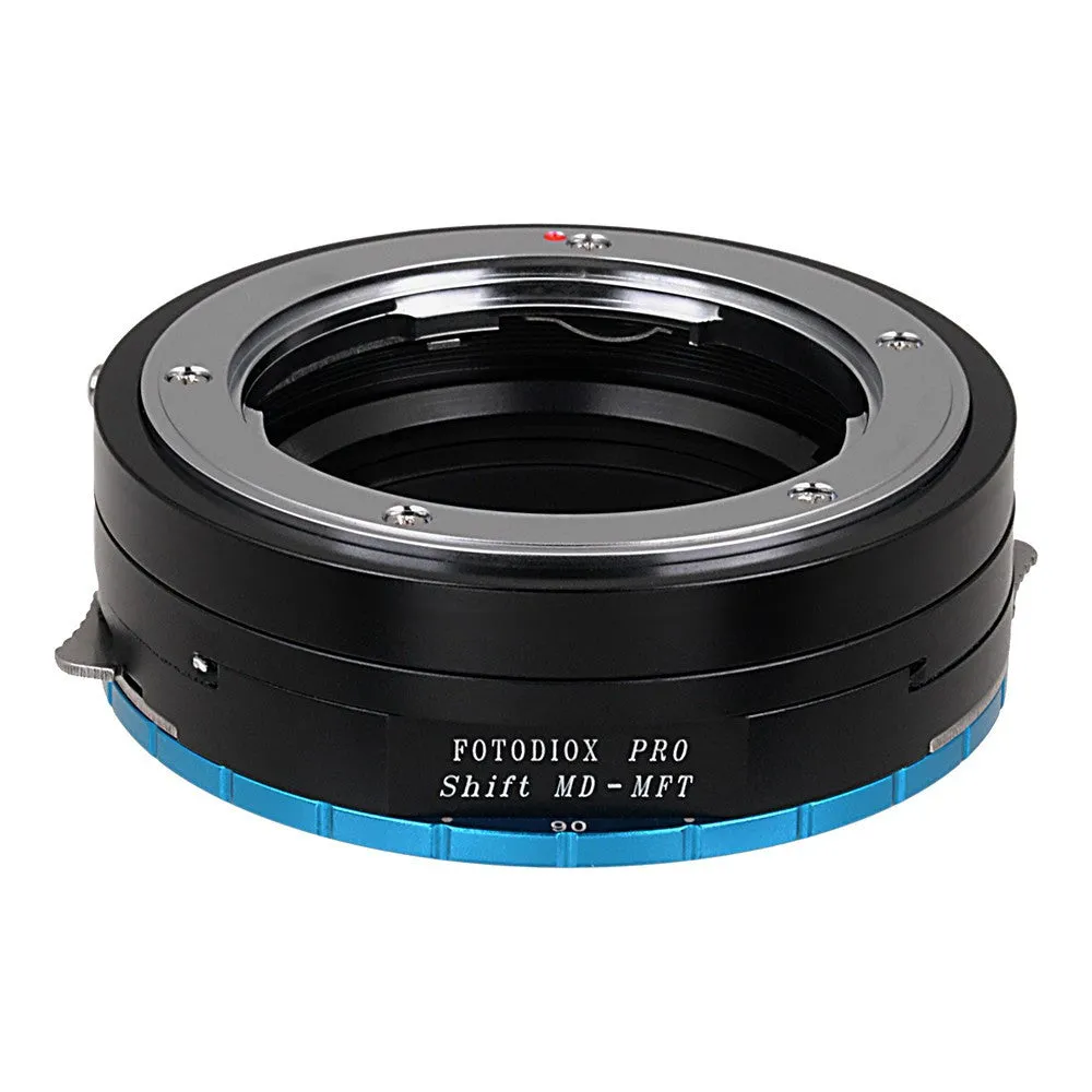 Fotodiox Pro Lens Mount Shift Adapter - Minolta Rokkor (SR / MD / MC) SLR Lens to Micro Four Thirds (MFT, M4/3) Mount Mirrorless Camera Body