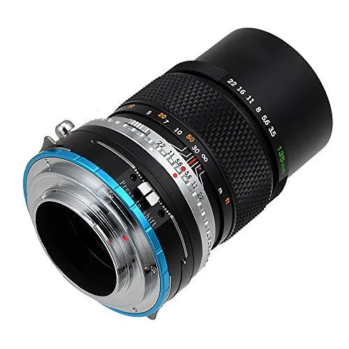 Fotodiox Pro Lens Mount Shift Adapter - Olympus Zuiko (OM) 35mm SLR Lens to Fujifilm Fuji X-Series Mirrorless Camera Body