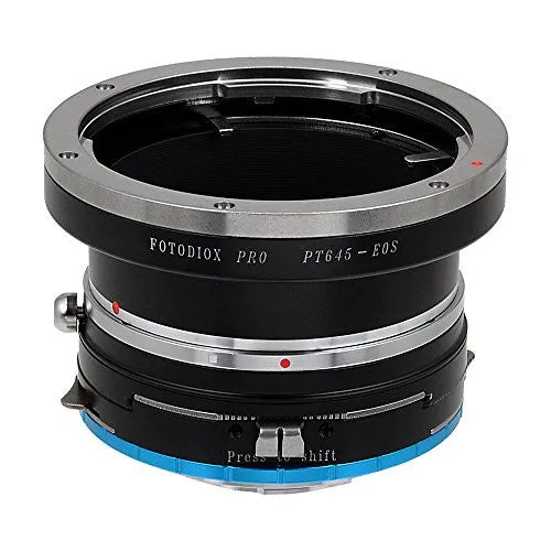 Fotodiox Pro Lens Mount Shift Adapter - Pentax 645 (P645) Mount SLR Lens to Fujifilm Fuji X-Series Mirrorless Camera Body