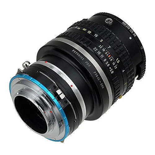 Fotodiox Pro Lens Mount Shift Adapter - Pentax 645 (P645) Mount SLR Lens to Fujifilm Fuji X-Series Mirrorless Camera Body