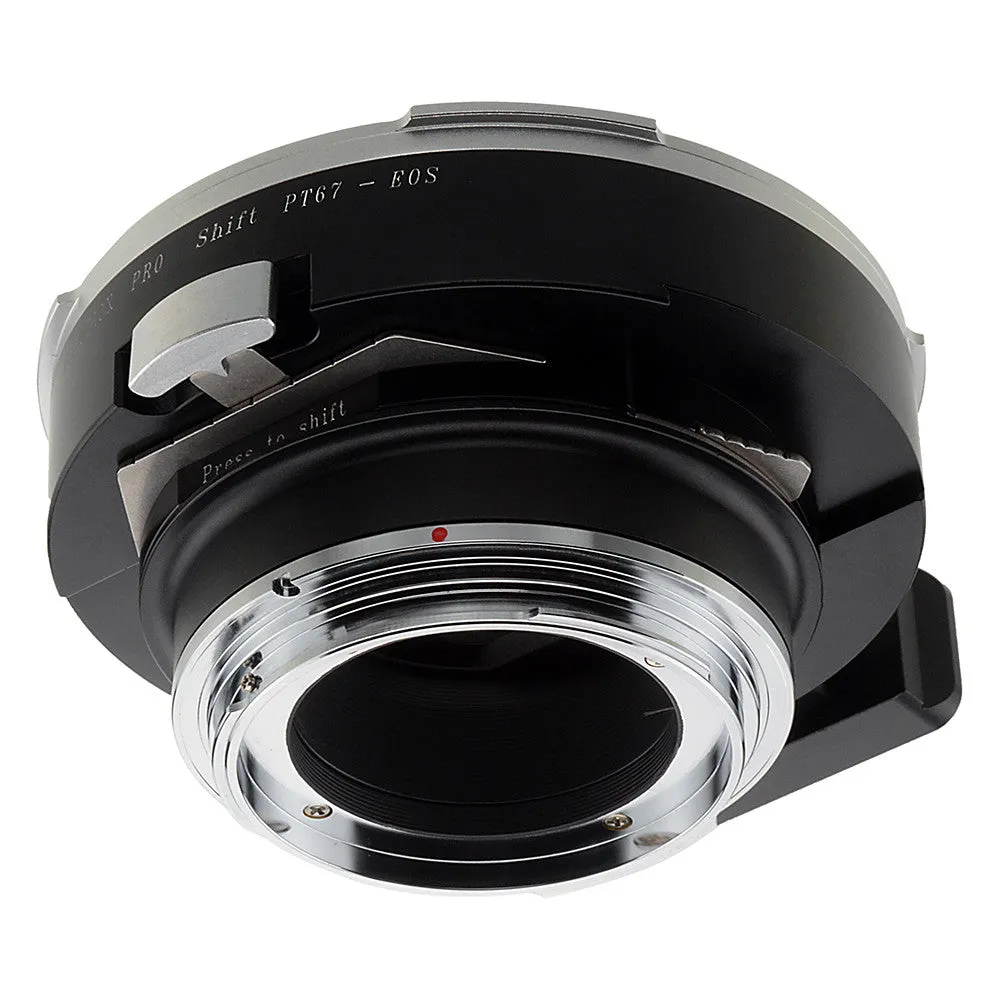 Fotodiox Pro Lens Mount Shift Adapter - Pentax 6x7 (P67, PK67) Mount SLR Lens to Canon EOS (EF, EF-S) Mount SLR Camera Body