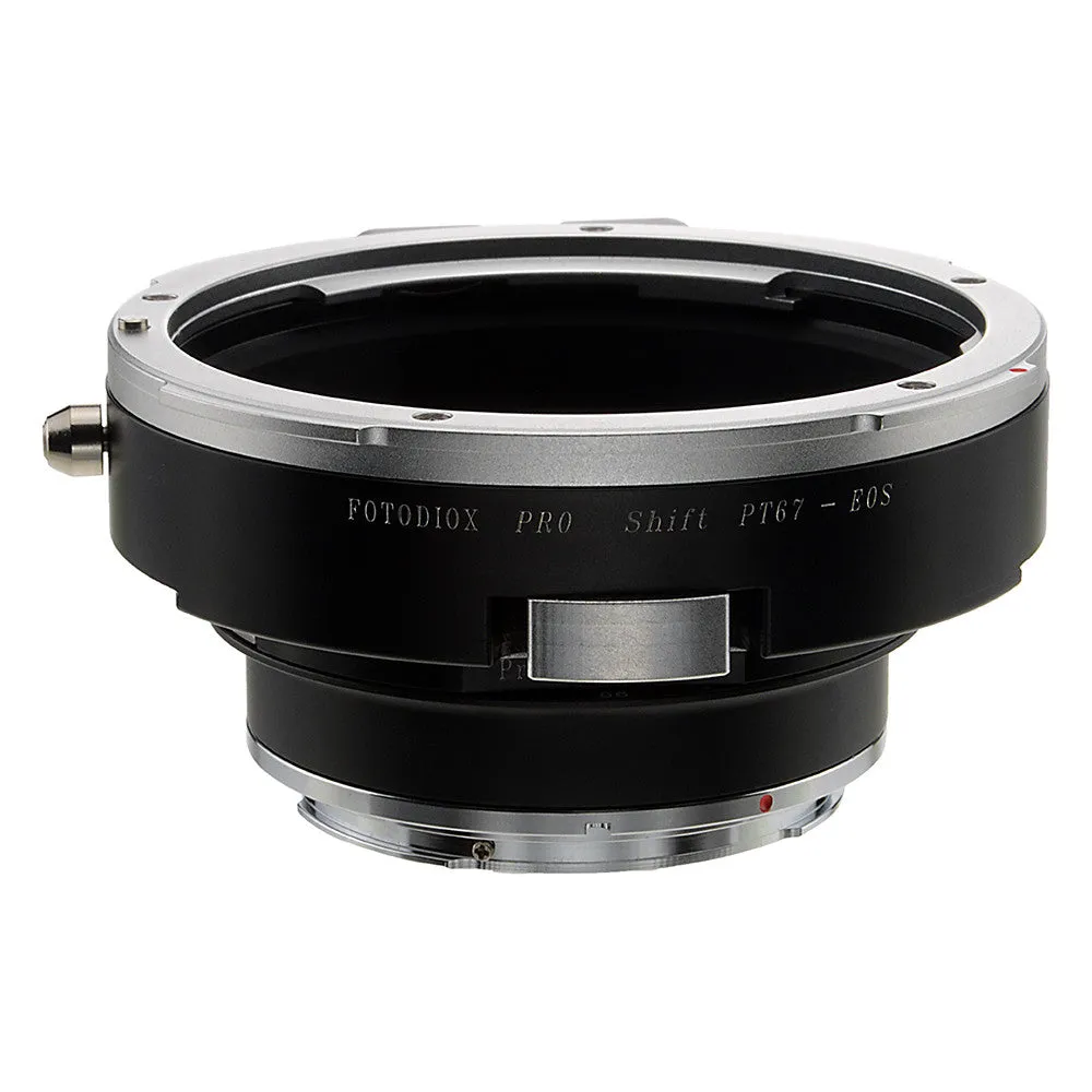 Fotodiox Pro Lens Mount Shift Adapter - Pentax 6x7 (P67, PK67) Mount SLR Lens to Canon EOS (EF, EF-S) Mount SLR Camera Body