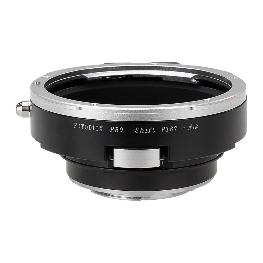 Fotodiox Pro Lens Mount Shift Adapter - Pentax 6x7 (P67, PK67) Mount SLR Lens to Nikon F Mount SLR Camera Body