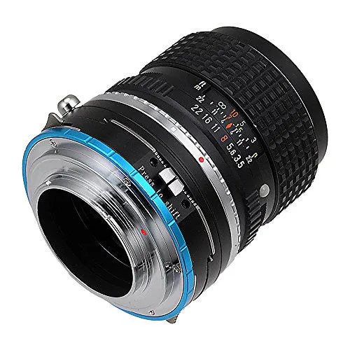 Fotodiox Pro Lens Mount Shift Adapter - Pentax K Mount (PK) SLR Lens to Fujifilm Fuji X-Series Mirrorless Camera Body