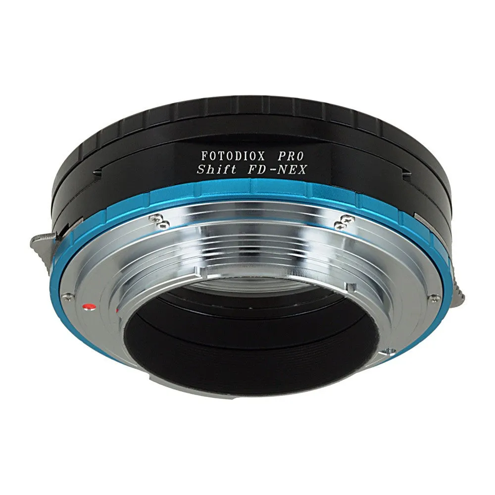 Fotodiox Shift Lens Mount Adapter - Canon FD & FL 35mm SLR lens to Sony Alpha E-Mount Mirrorless Camera Body
