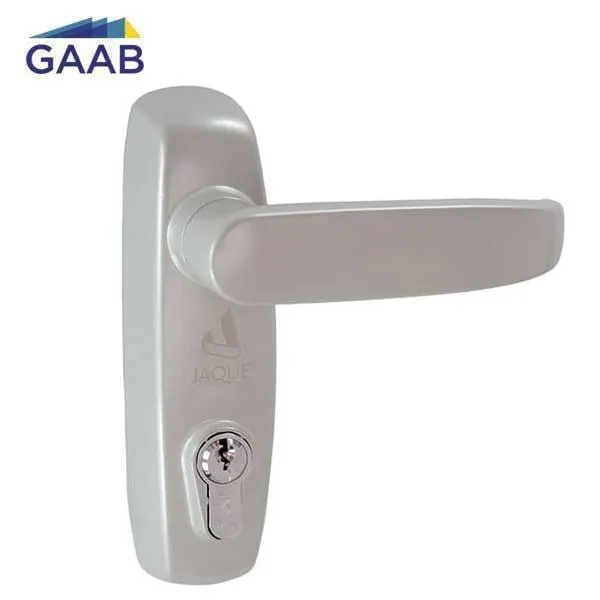 GAAB - T300-04 & T800M14B - Panic Exit Device and Lever Exit Trim - Modular and Reversible - for 33" Single Doors -  Single Doors - Satin Chrome