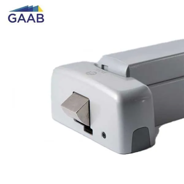 GAAB - T330-04  - Panic Exit Device with Microswitch - Modular and Reversible - Single Doors - 33" for Single Doors - Satin Chrome