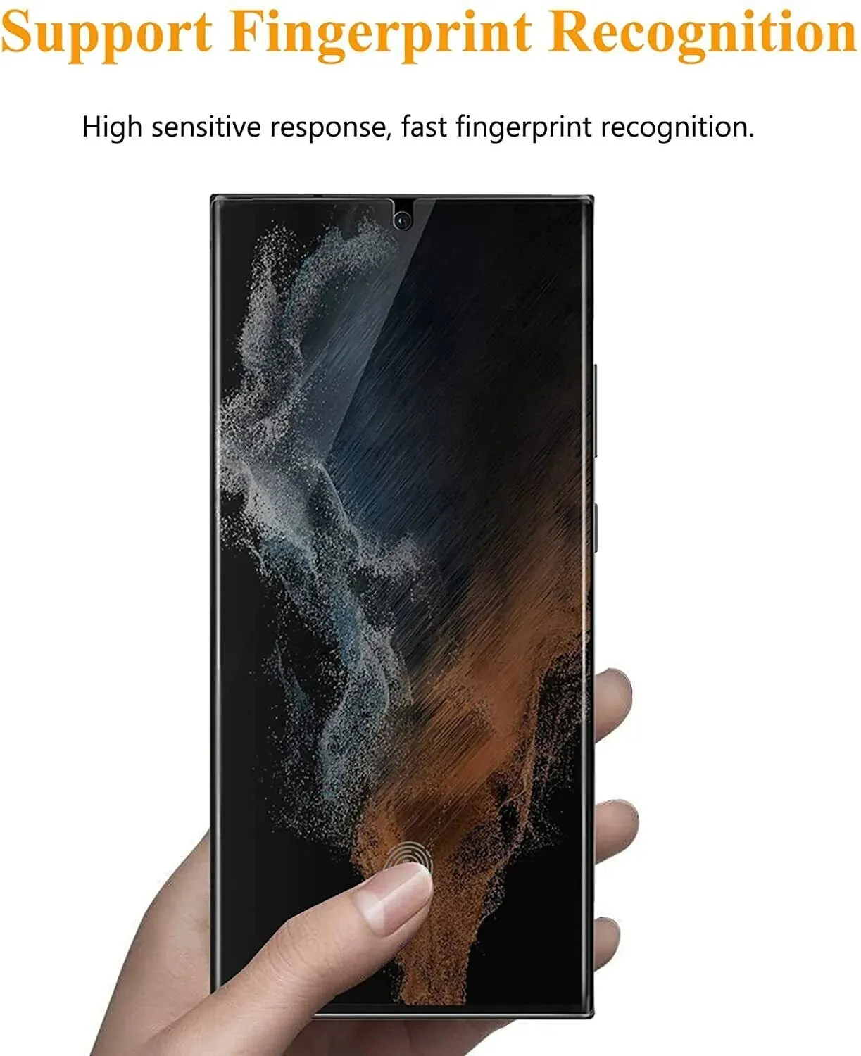 Galaxy S23 Ultra Privacy Screen Protector | Fingerprint Works (2 Pack)
