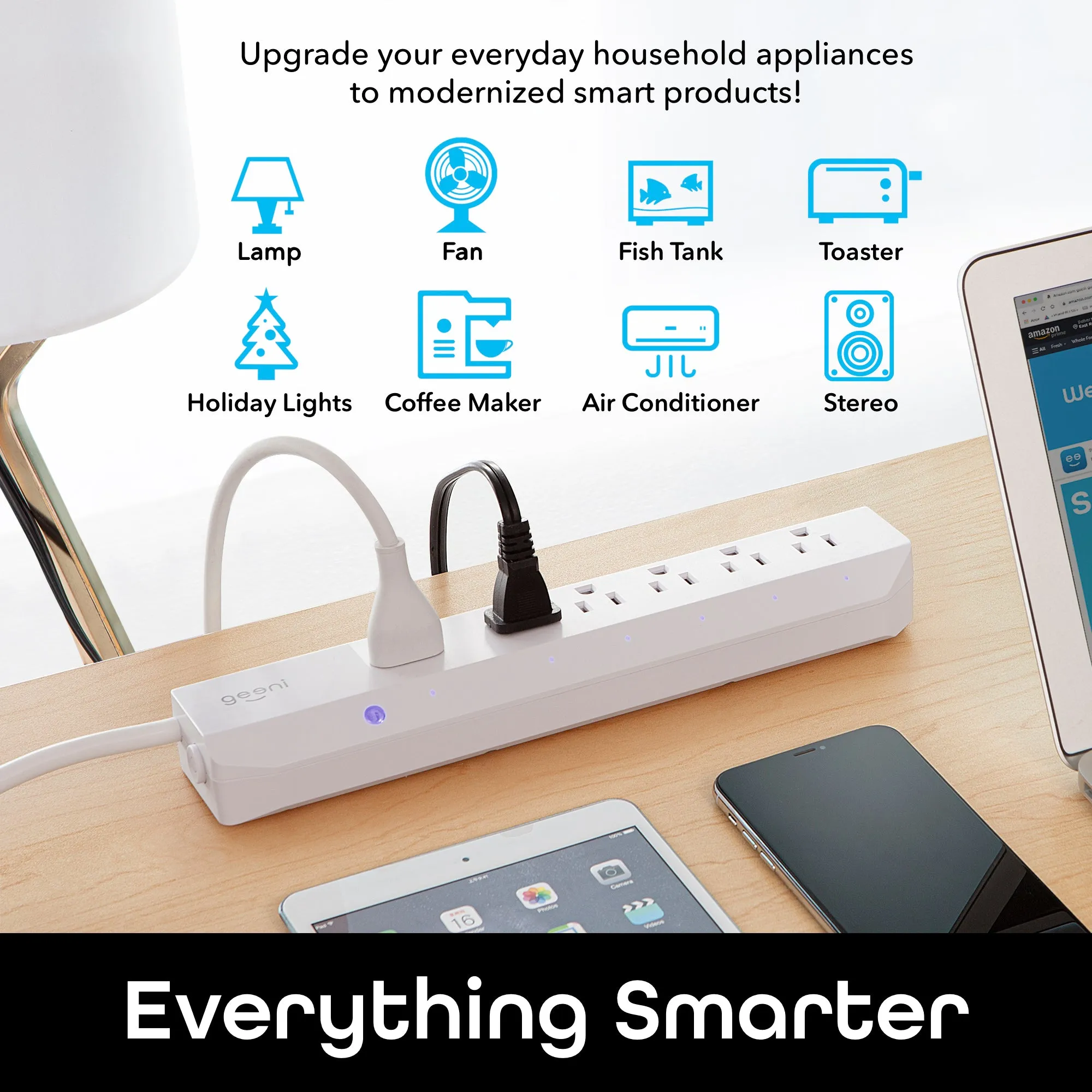 Geeni 6-Outlet Surge Protector