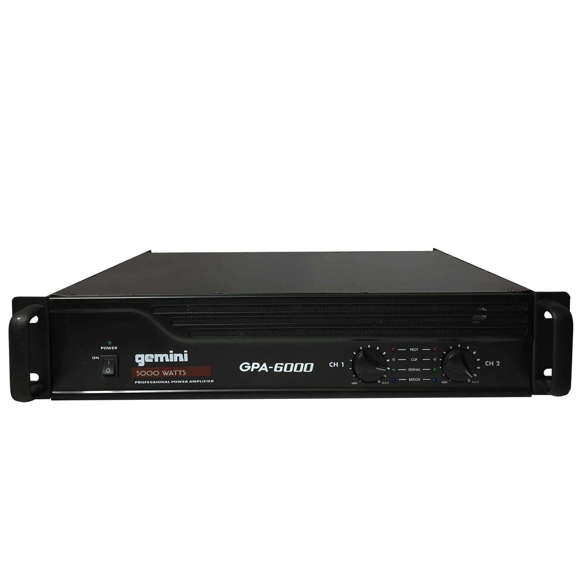 Gemini GPA-6000 5000W Professional DJ Power Amplifier