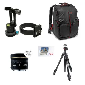 Google Street View Package: Nodal Ninja R20 GTP V2 Sigma 8mm Nikon   Lens   Backpack   Tripod